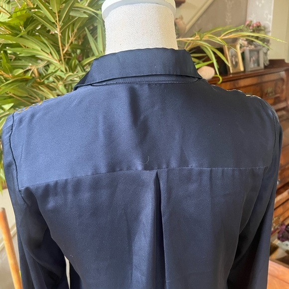 Outback Red extra small ladies vintage navy with gold embellishment on shoulder - Picture 5 of 15